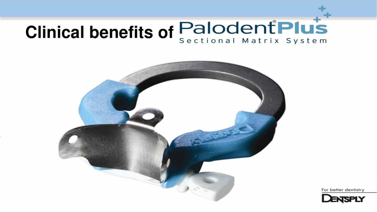 本院採用Densply公司Palodent 出品的Palodent Plus協助填補蛀牙.